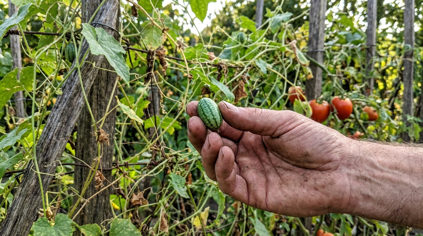 J’ai planté ce qui ressemble à une bille dans mon potager : mes pieds de tomates ne s’en sont jamais remis.