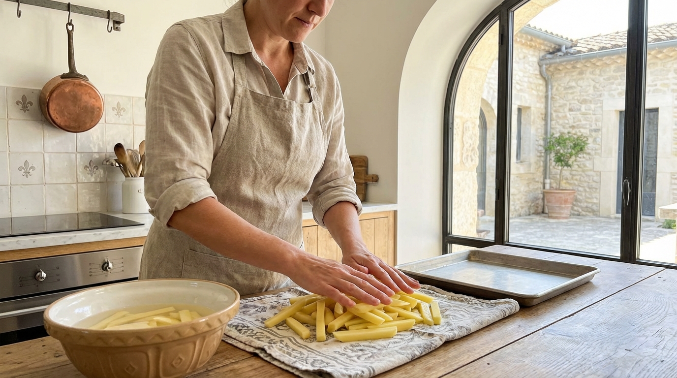 Vos frites au four sont molles ? Ce rituel en trois temps va tout bouleverser