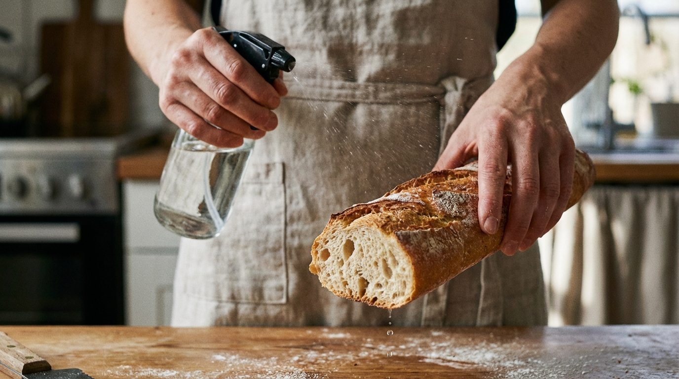 J’ai arrêté de jeter mes baguettes rassies le jour où un boulanger m’a montré ce geste tout bête