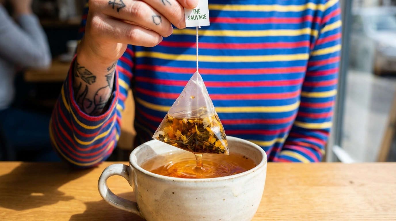 Ce que vous prenez pour un sachet de thé raffiné cache en réalité un matériau qui se désagrège à chaque infusion