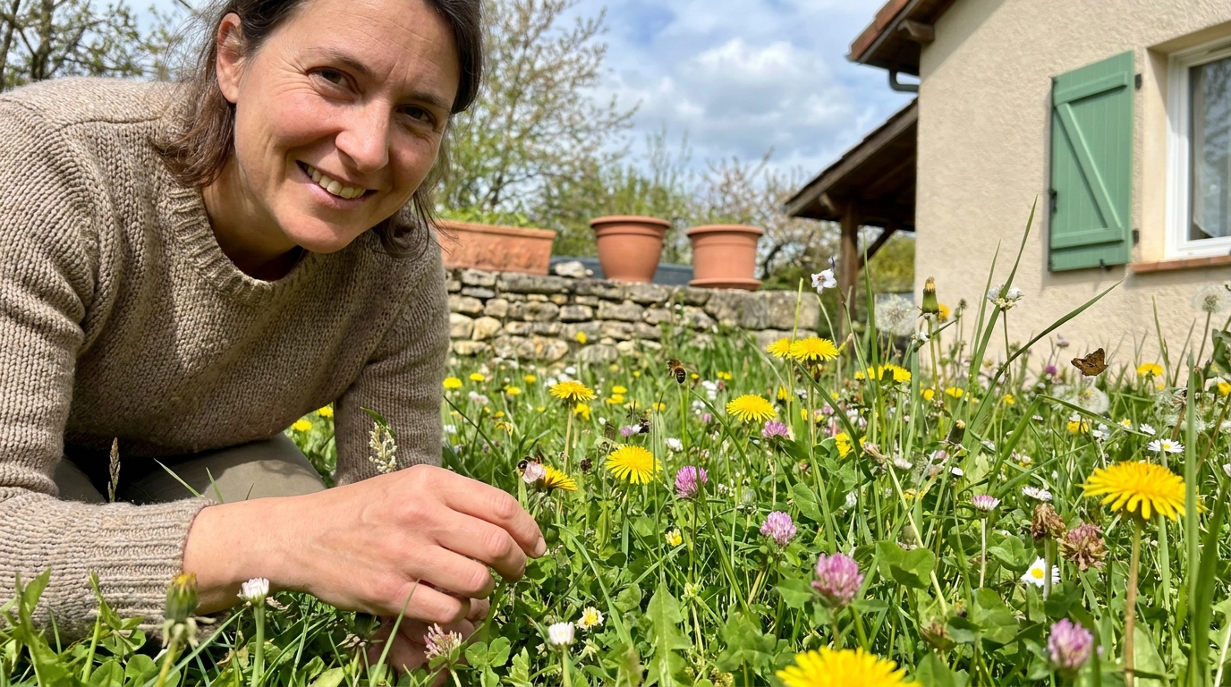 Ce rectangle de pelouse que vos voisins trouvent négligé est en réalité la seule chose qui maintient leur jardin en vie
