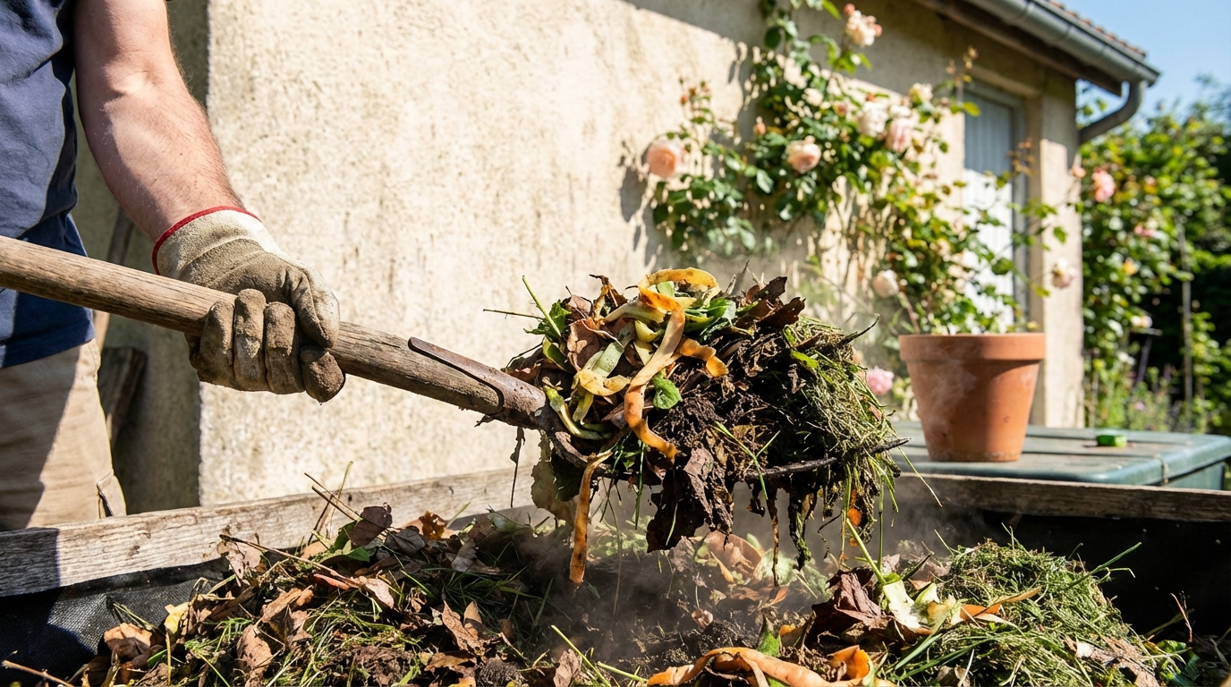 Ce geste que tout le monde oublie avec son compost ralentit tout depuis le début