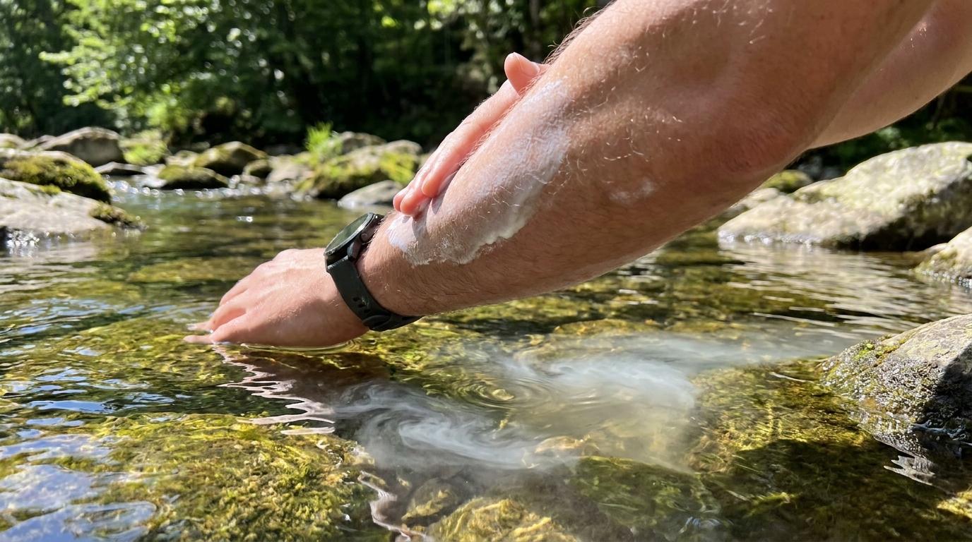 Je mettais cette crème solaire à 4 € chaque été : quand j’ai vu ce qu’un labo a filmé dans l’eau après une seule baignade, j’ai jeté le tube