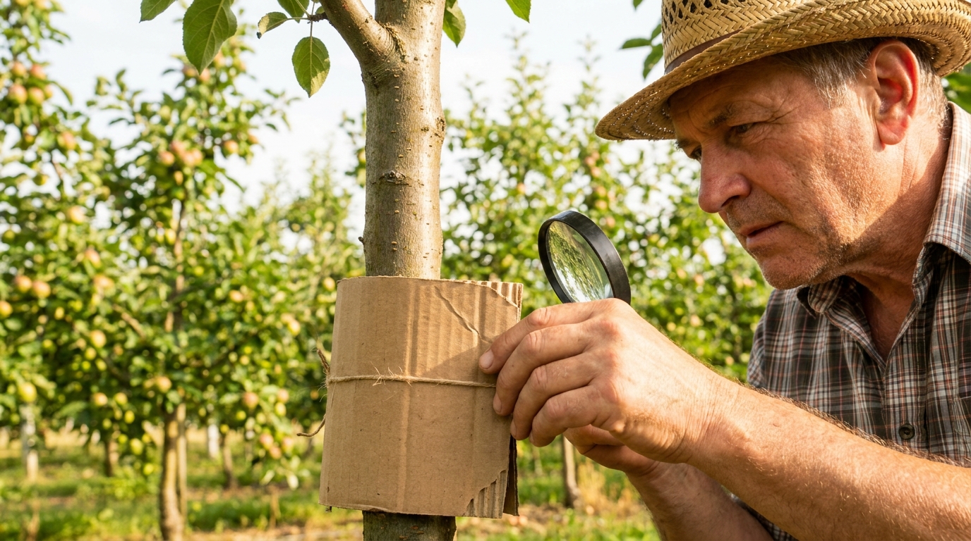 Je ramassais mes pommes véreuses sans comprendre d’où venaient les vers : un ancien du village m’a fait regarder le tronc de plus près