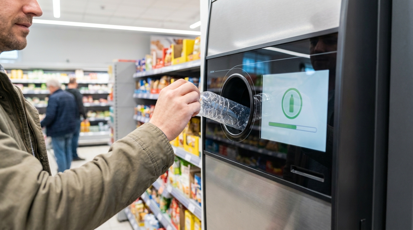 Rapporter ses bouteilles en plastique au supermarché pour fabriquer… du plastique : la proposition de Macron que personne n’ose regarder en face