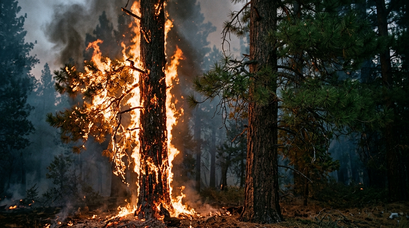 En plantant massivement cet arbre dès les années 50, les Espagnols ont changé la façon dont le feu traverse leurs forêts