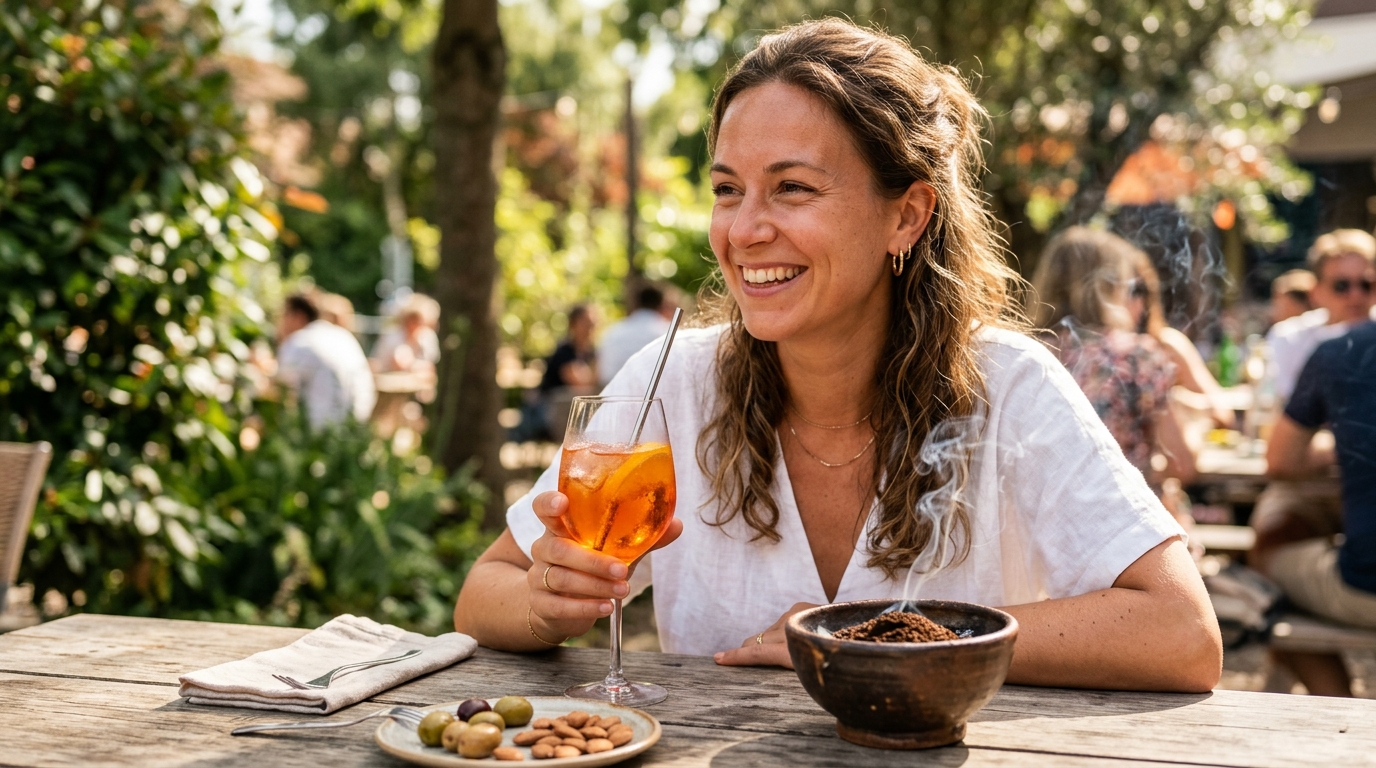 J’ai fait brûler ce résidu du petit-déjeuner dans une coupelle juste pour tester : mes invités ont pu finir l’apéro sans qu’une seule guêpe approche