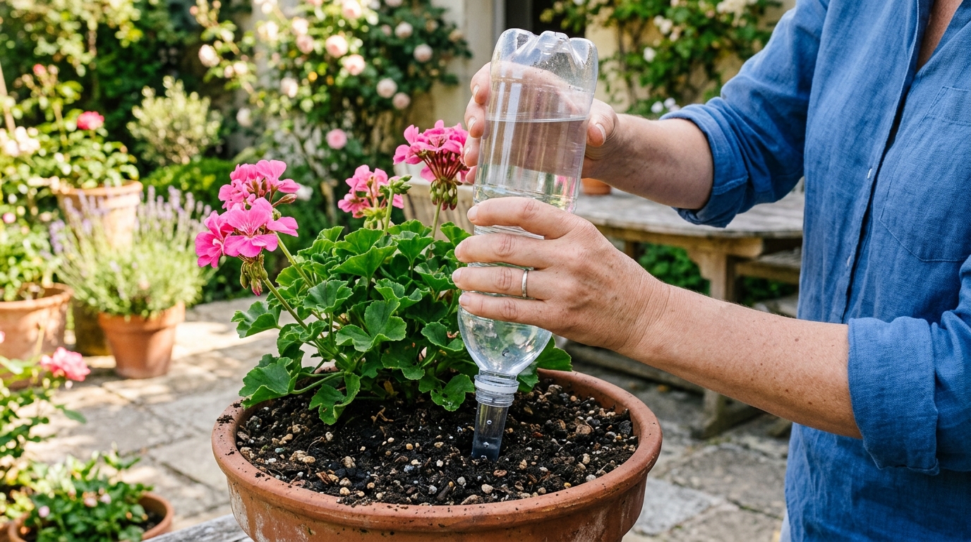 Les anciens jardiniers glissaient toujours cet objet du quotidien dans leurs pots avant de s’absenter l’été : la raison oubliée refait surface en 2026
