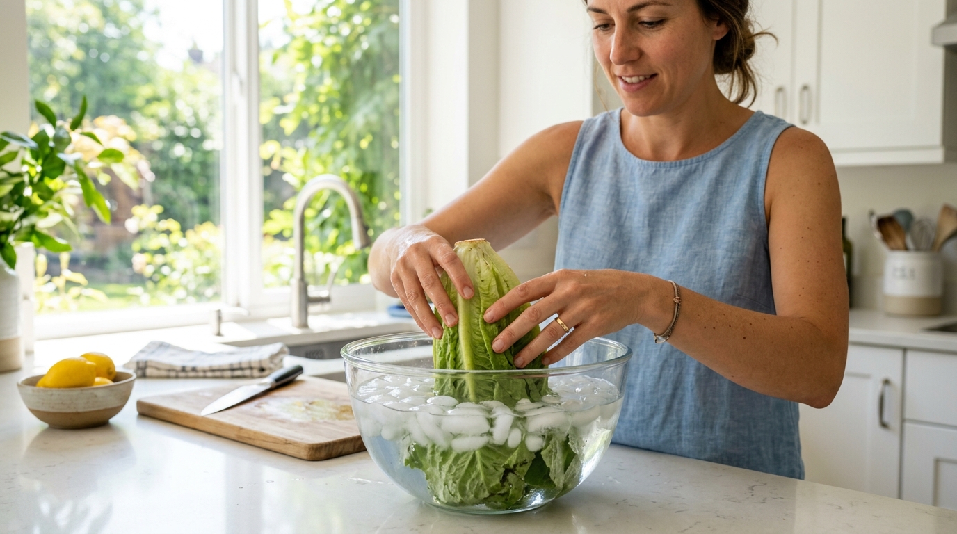 Ma voisine ne jette jamais une salade flétrie après une canicule : ce qu’elle m’a montré dans sa cuisine m’a laissée sans voix