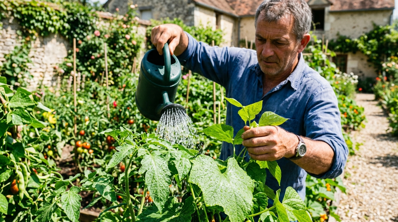 On s’obstine tous à sortir l’arrosoir à ce moment de la journée : ce réflexe bien intentionné condamne pourtant nos plantes en pleine chaleur