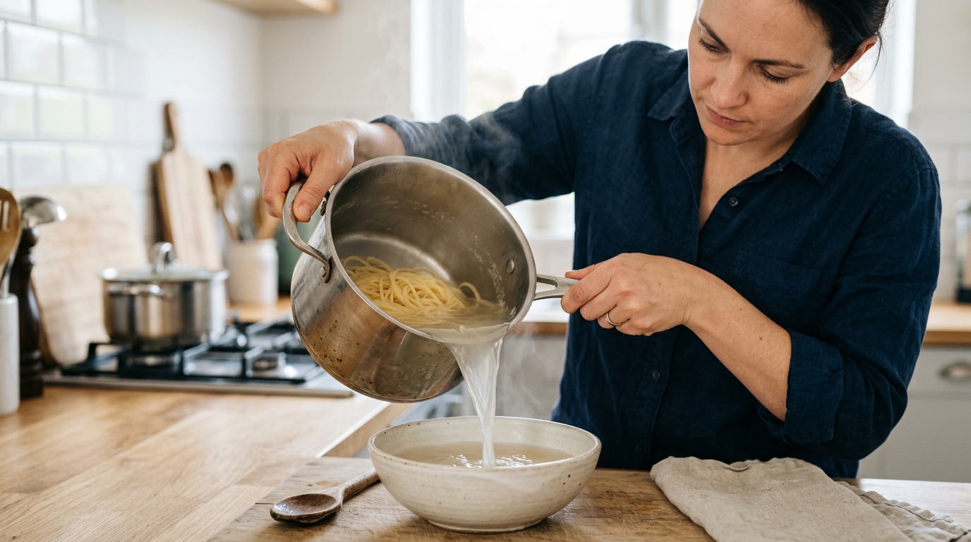 Tout le monde vide sa casserole de pâtes dans l’évier : nos grands-parents, eux, n’auraient jamais laissé filer cette eau