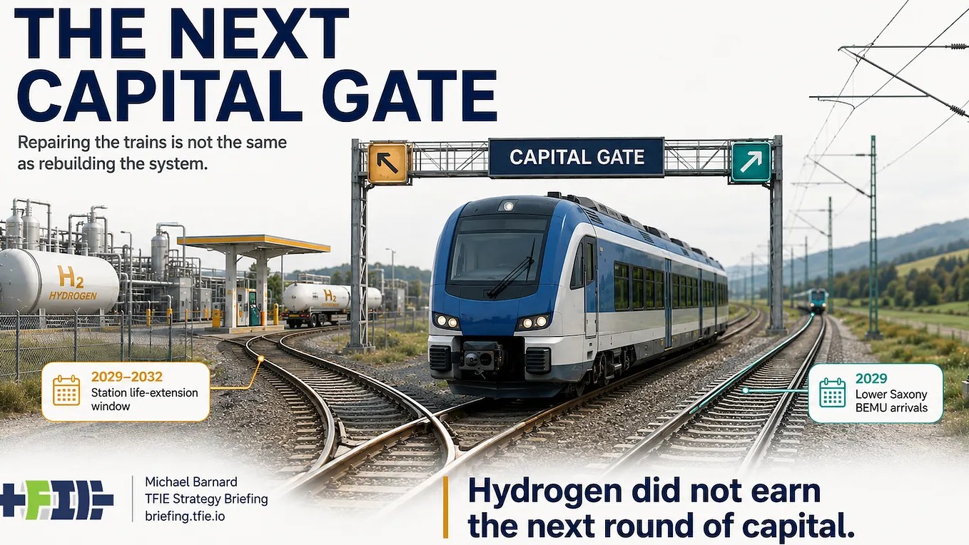 Fini les trains à hydrogène : la région allemande qui les a fait rouler la première change déjà pour une solution bien moins chère