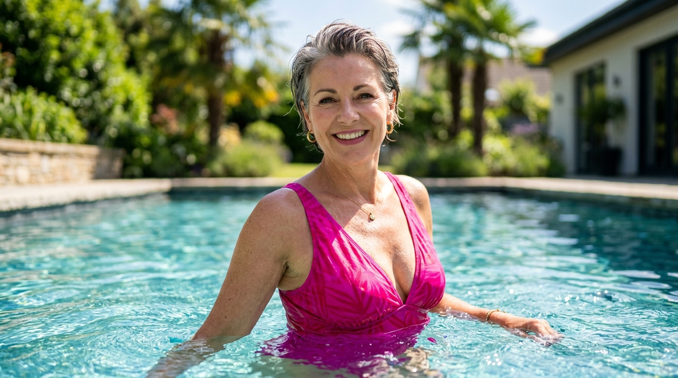 J’ai arrêté le chlore dans ma piscine en début d’été juste pour voir : à la fin août, l’eau était plus limpide que les trois années d’avant