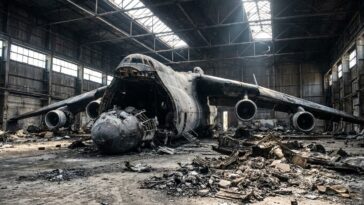 L'An-225 pesait 640 t et volait seul au monde : détruit en 2022 à Hostomel, son jumeau dort inachevé à 70 % dans un hangar...