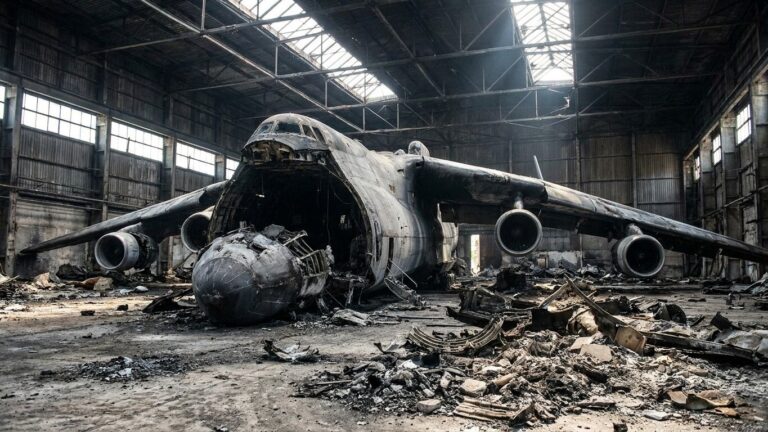 L'An-225 pesait 640 t et volait seul au monde : détruit en 2022 à Hostomel, son jumeau dort inachevé à 70 % dans un hangar...