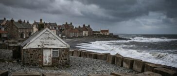 Le pays de Galles a un village de 700 habitants classé indéfendable face à la mer : ses maisons sont encore debout mais pl...