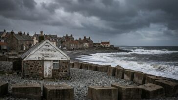 Le pays de Galles a un village de 700 habitants classé indéfendable face à la mer : ses maisons sont encore debout mais pl...