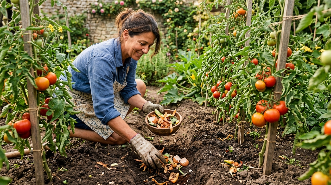 Mon voisin creuse une tranchée entre ses rangs de tomates chaque fin d’été et ce n’est pas pour y planter quoi que ce soit