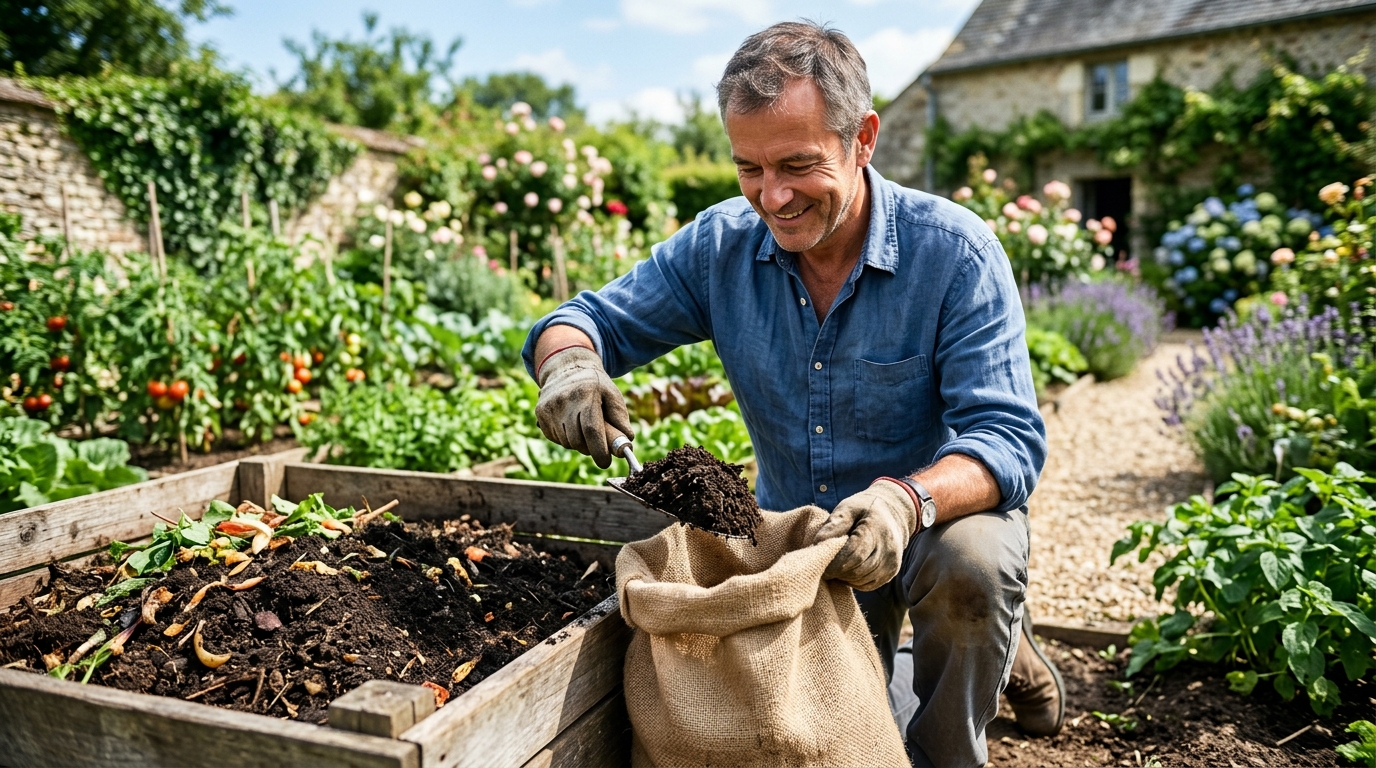 Plus personne dans mon quartier ne jette ses épluchures : voici ce qu’elles rapportent désormais au fond du jardin