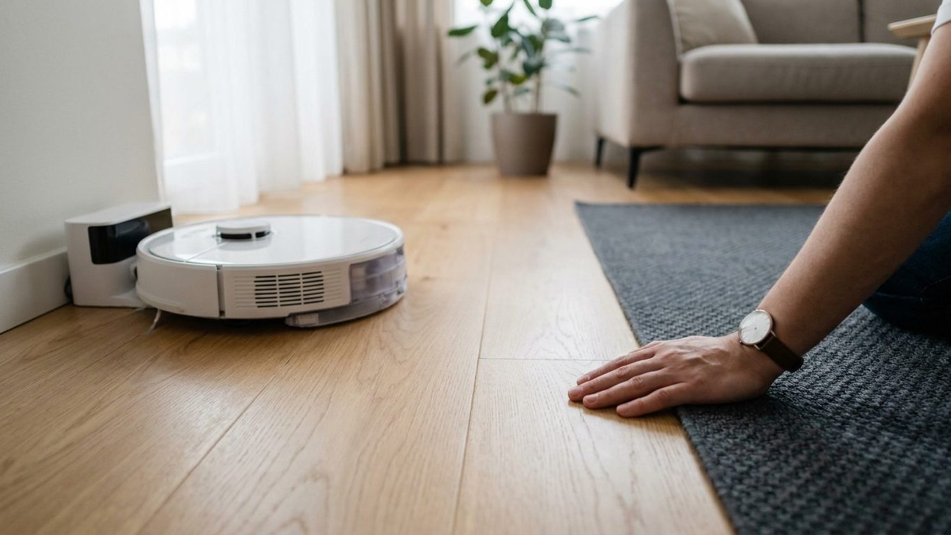 DJI Romo A à 849 € : aspirateur robot, 25 000 Pa et anti-déjections